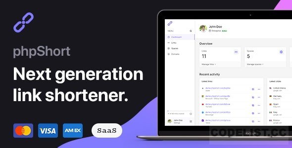 phpShort v5.1.0 - URL Shortener Platform - nulled