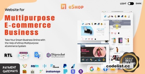 eShop Web v2.9.3 - Multi Vendor eCommerce Marketplace / CMS - nulled