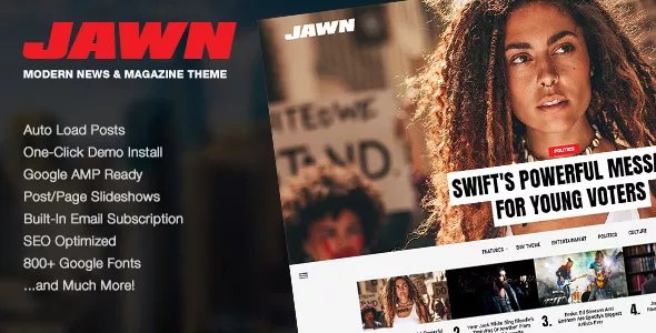 Jawn - Modern WordPress News &amp; Magazine Theme v1.4.2