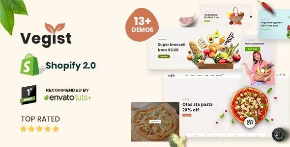 Vegist - The Vegetables, Supermarket & Organic Food eCommerce Shopify Theme v1.14