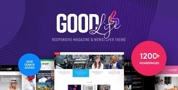 GoodLife - Magazine &amp; Newspaper WordPress Theme v4.5.0