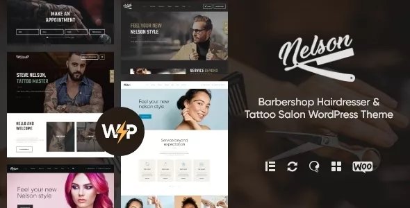 Nelson - Barbershop Hairdresser & Tattoo Salon WordPress Theme v1.2.0