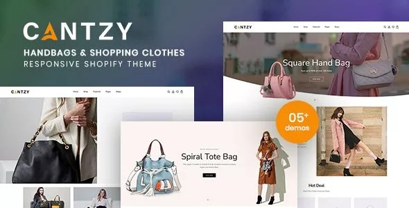 Cantzy - Handbags &amp; Shopping Clothes Responsive Shopify Theme