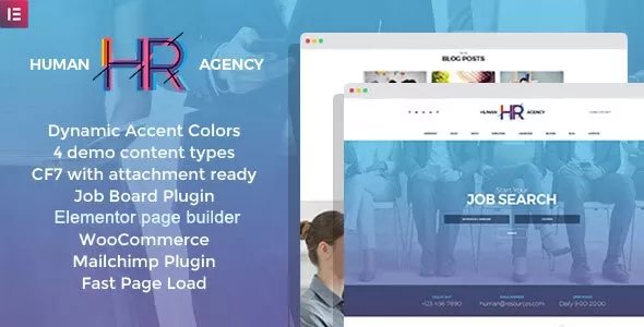 HR Human Consult - Searching &amp; Recruiting WordPress Theme v1.3.0