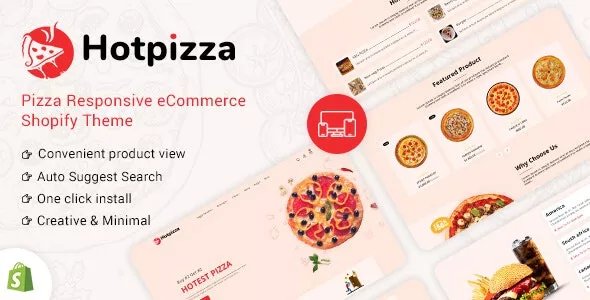 HotPizza - Pizza &amp; Food Delivery Shopify Store