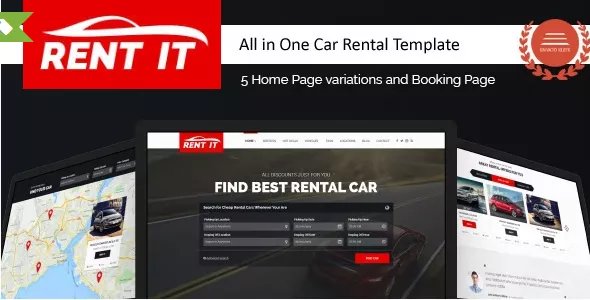 Rentit - Multipurpose Vehicle Car Rental WordPress Theme v1.8.5