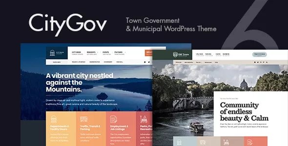 CityGov v6.2 - City Government &amp; Municipal WordPress Theme