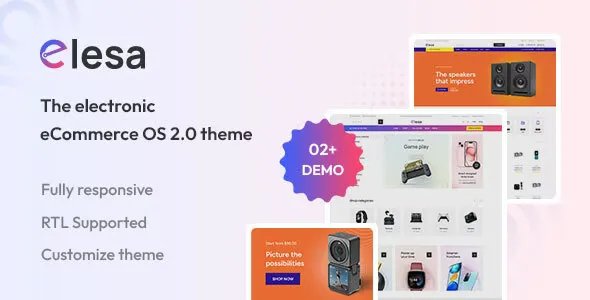 Elesa - Electronics &amp; Gadgets Ecommerce Shopify 2.0 Theme