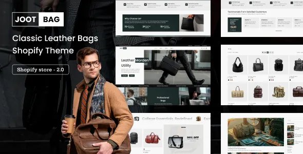Jootbag - Bag Store &amp; Wallet Shop Shopify Theme