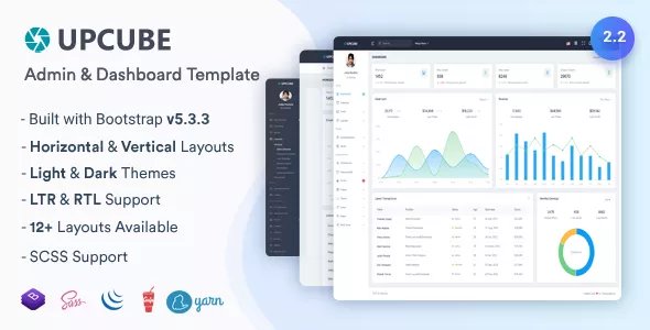 Upcube - Responsive Bootstrap Admin &amp; Dashboard Template v2.0