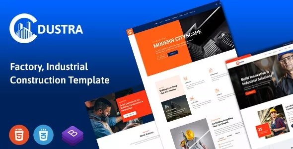 Dustra - Factory &amp; Industry Template
