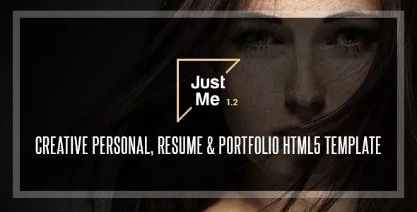 Just Me - Creative Personal Resume, vCard &amp; Portfolio HTML5 Template