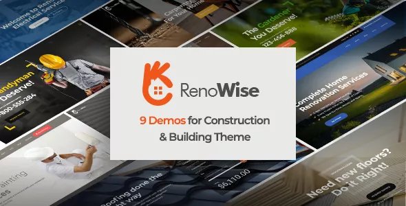 RenoWise - Construction &amp; Building Theme v1.0.8