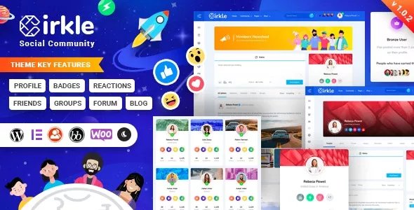 Cirkle - Social Networking WordPress Theme v1.0.2
