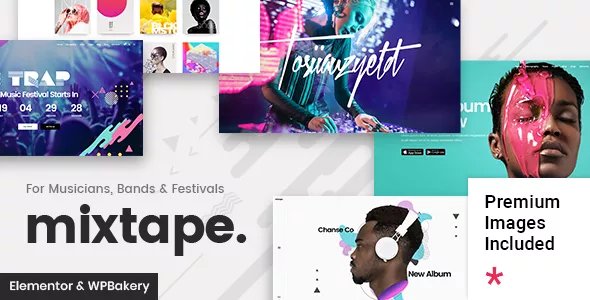 Mixtape - Music Theme for Artists &amp; Festivals v2.0