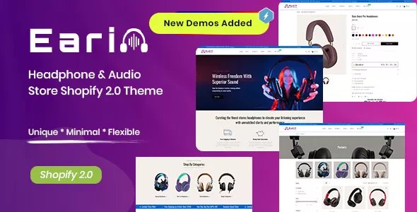 Earin - Headphone &amp; Audio Store Shopify 2.0 Theme