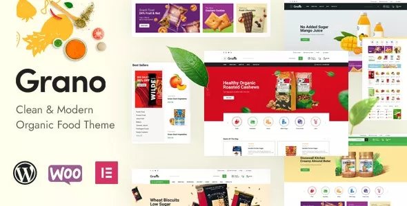 Grano - Organic &amp; Food WordPress Theme