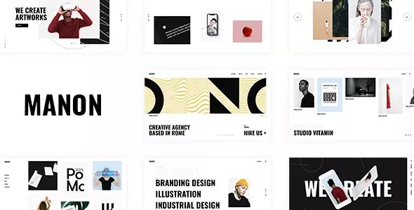 Manon - Portfolio &amp; Agency Theme v2.7.1
