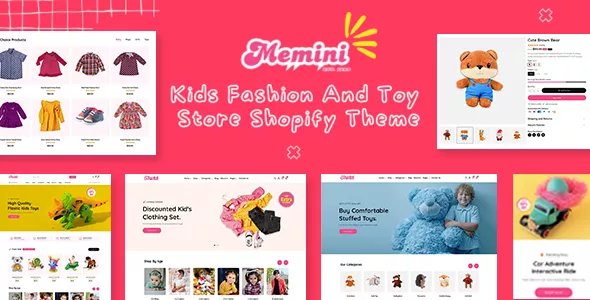 Memini - Modern &amp; Minimal Kids Fashion &amp; Toy Store Shopify Theme