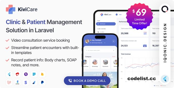 KiviCare(TM) v1.7.1 - Clinic Management System - Laravel & Flutter