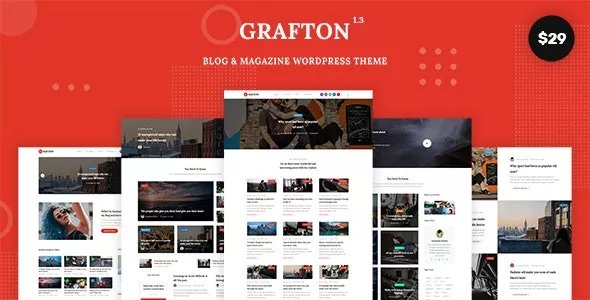 Grafton - Blog &amp; Magazine WordPress Theme v1.6