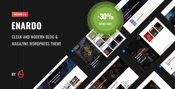 Enardo - Blog &amp; Magazine WordPress Theme v2.7