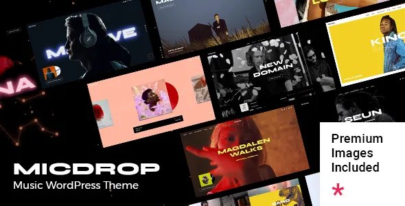 Micdrop ​​- Music WordPress Theme v1.3