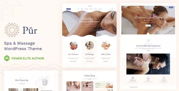 Pur - Wellness &amp; Spa WordPress Theme v13.1