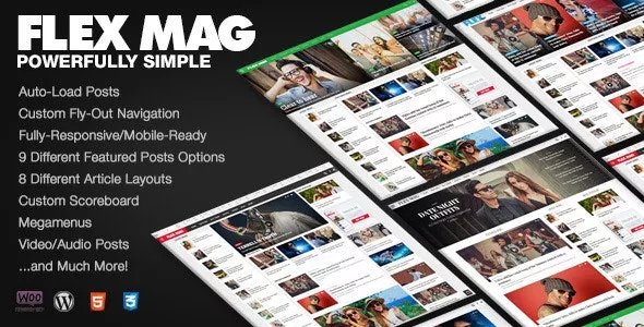 Flex Mag v3.5.2 - Responsive WordPress News Theme