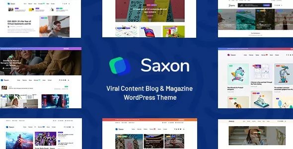 Saxon - Viral Content Blog &amp; Magazine Marketing WordPress Theme v1.9.2
