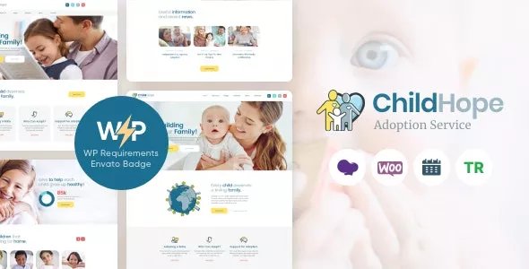 ChildHope - Child Adoption Service &amp; Charity Nonprofit WordPress Theme