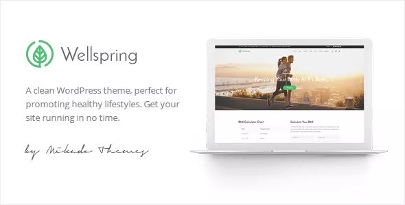 Wellspring - Health, Lifestyle &amp; Wellness Theme v2.6