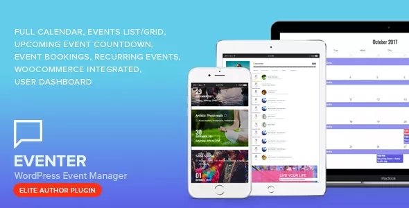 Eventer - WordPress Event &amp; Booking Manager Plugin v3.9.6
