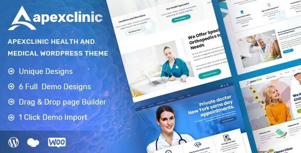 ApexClinic - Health &amp; Clinic Theme v1.5.1