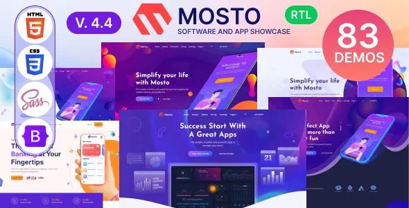 Mosto - App Landing Page v4.4