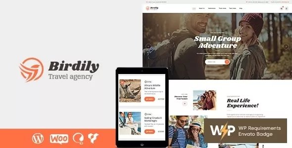Birdily - Travel Agency & Tour Booking WordPress Theme v1.0.6