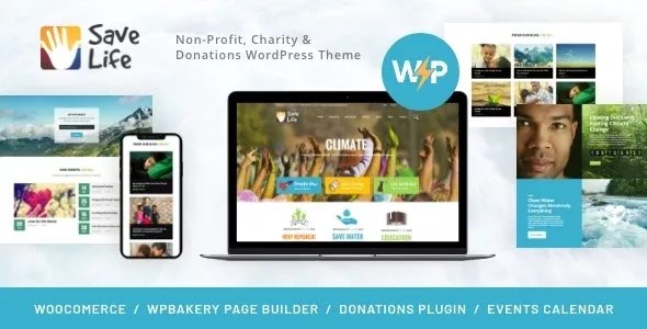Save Life - Non-Profit, Charity &amp; Donations WordPress Theme