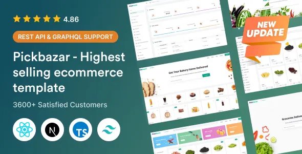 PickBazar - React Ecommerce Template with React Hooks, Next JS, GraphQL &amp; REST API v11.8.0