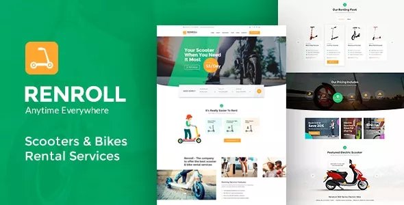 Renroll - Scooter &amp; Bike Rentals Theme