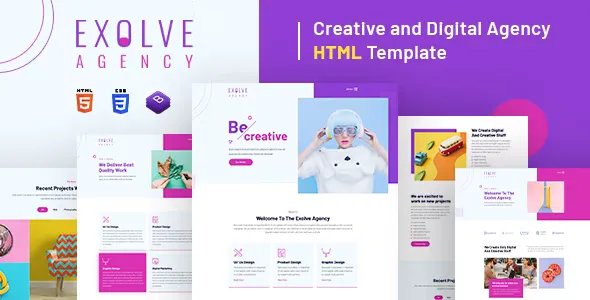 Exolve - Creative &amp; Digital Agency HTML Template
