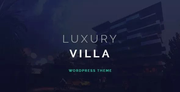 Luxury Villa - Property Showcase WordPress Theme