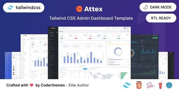 Attex - Tailwind CSS Admin &amp; Dashboard Template v1.0