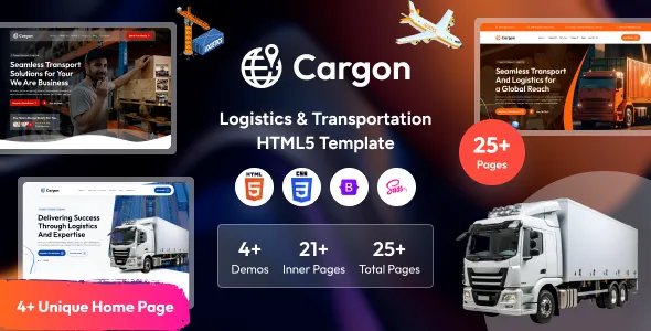 Cargon - Logistics, Cargo &amp; Transportation HTML Template v1.0