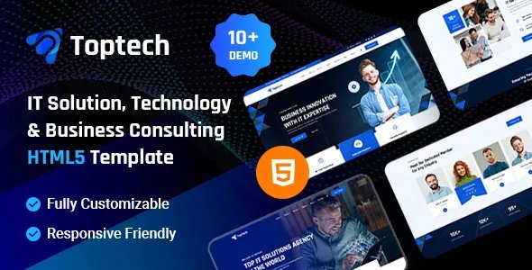 Toptech - IT Solution, Technology &amp; Business Consulting HTML5 Template v1.0