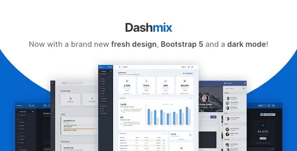 Dashmix - Bootstrap 5 Admin Dashboard Template &amp; Laravel 11 Starter Kit v5.10