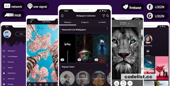 Pro 4K Wallpaper 2022 &amp; Photo Editor System - AdMob &amp; Facebook Bidding Ad &amp; Push Notifications v5.0