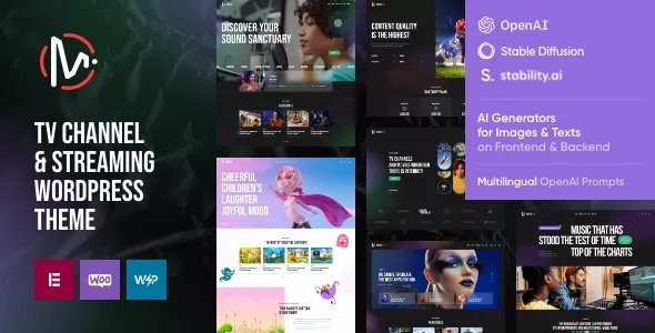 MediaFlex - TV Channel &amp; Streaming WordPress Theme v1.7