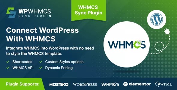 WHMCS Sync - WHMCS Integration Plugin for WordPress v2.4.8