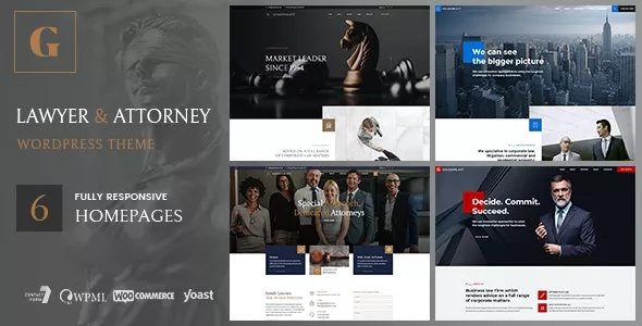 Goldenblatt v1.2.1 - Lawyer, Attorney &amp; Law Office WordPress Theme