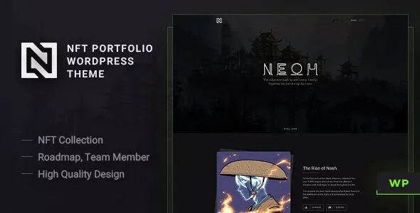 Neoh - NFT Portfolio WordPress Theme v1.1.5